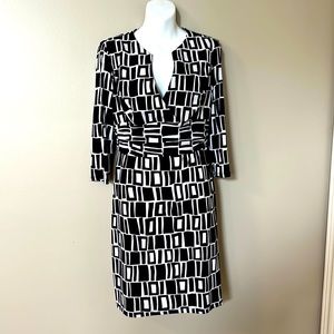 Black and white dress